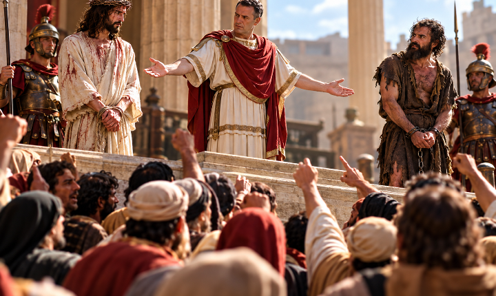 Tema: Jesus ou Barrabás? A escolha que revelou o coração do povo