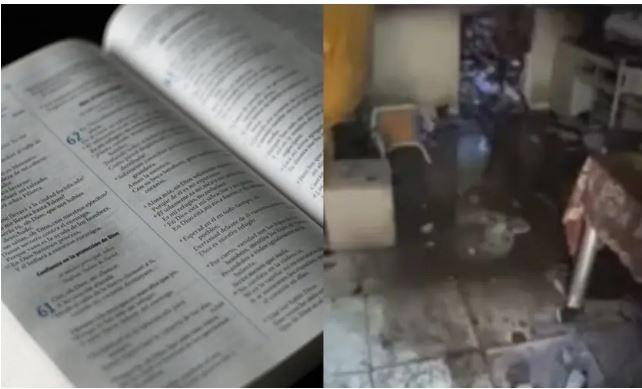 Bíblia fica intacta após incêndio em casa na BA: 