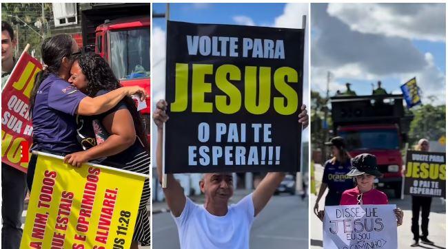 Cristãos levam mais de 40 pessoas a Jesus em evangelismo de rua em SC